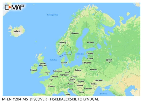 C-Map Discover elektronisk kart