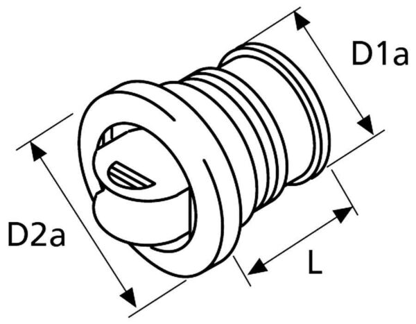 Webasto Varmluftsdyse lukkbar