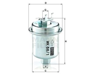 Mann Drivstoffilter - Bilde 3