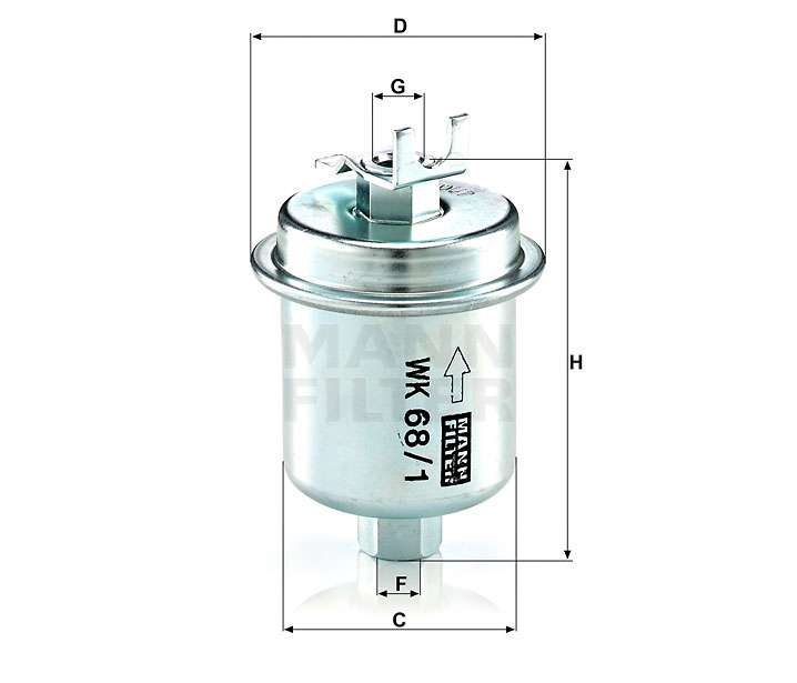 Mann Drivstoffilter - Bilde 3