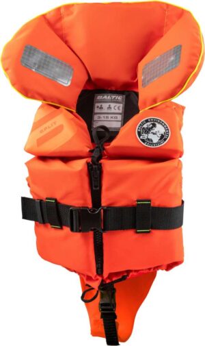 Baltic Split Front E.I. redningsvest baby/barn orange - Bilde 3
