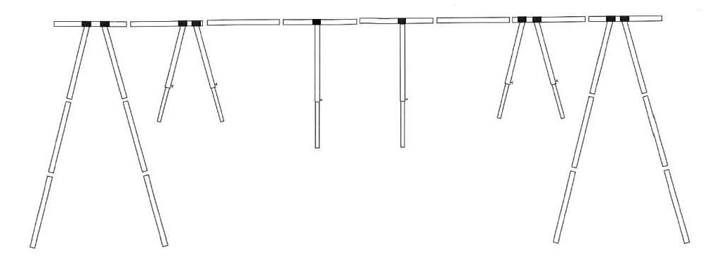 1852 Bakkestativ i aluminium m/bag - Bilde 6