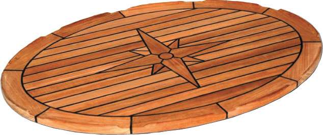 Bordplate, Nautic Star, ovalt - Bilde 2