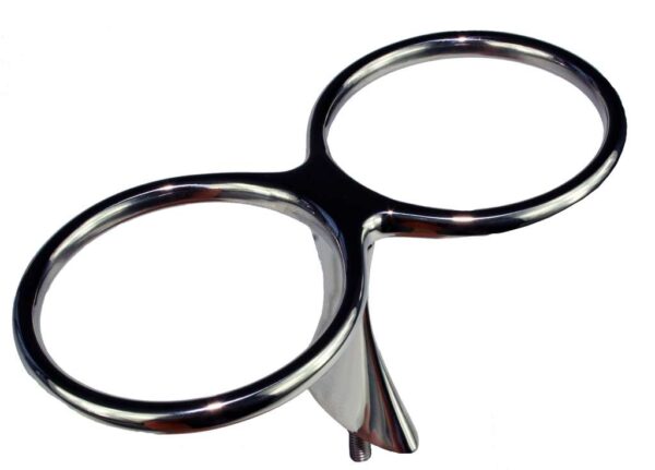 Glass/flaskeholder, toppmontert, syrefast