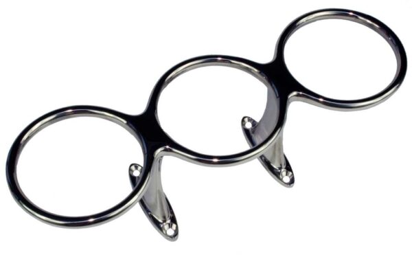 Glass/flaskeholder, toppmontert, syrefast