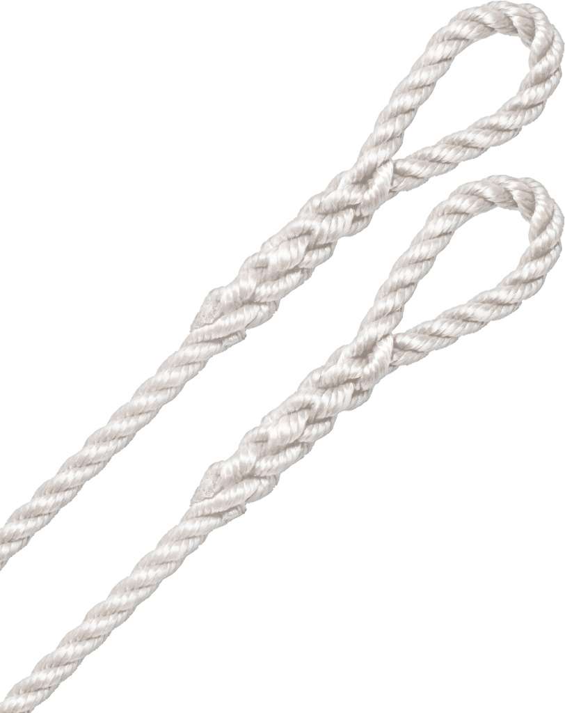 Robline 3-slått fenderline 2-pk hvit - Bilde 2