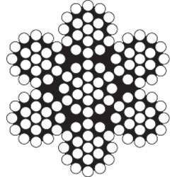 Wire, 7x19, spole, syrefast