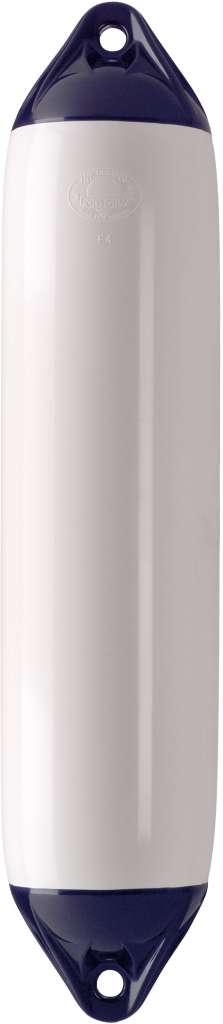 Polyform Fender F-serie hvit m/blå ender