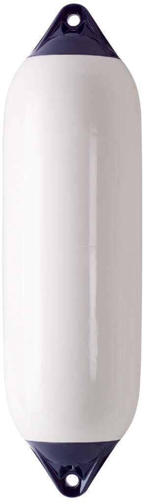 Polyform Fender F-serie hvit m/blå ender