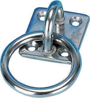 Ringplate m/løs ring, syrefast