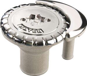 Dekksforskruvning NR plast/krom m/ventil 1 1/2" Fuel - Bilde 3