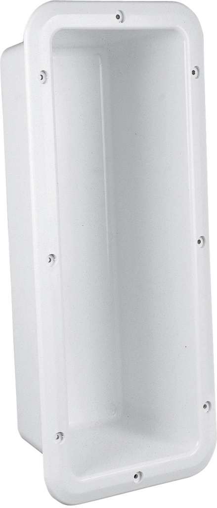 Boks for brannslukker, åpen