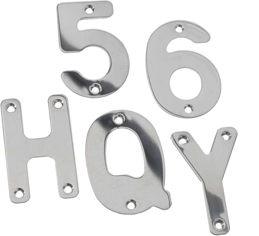 Roca Bokstaver og tall i rustfritt stål - Bilde 1