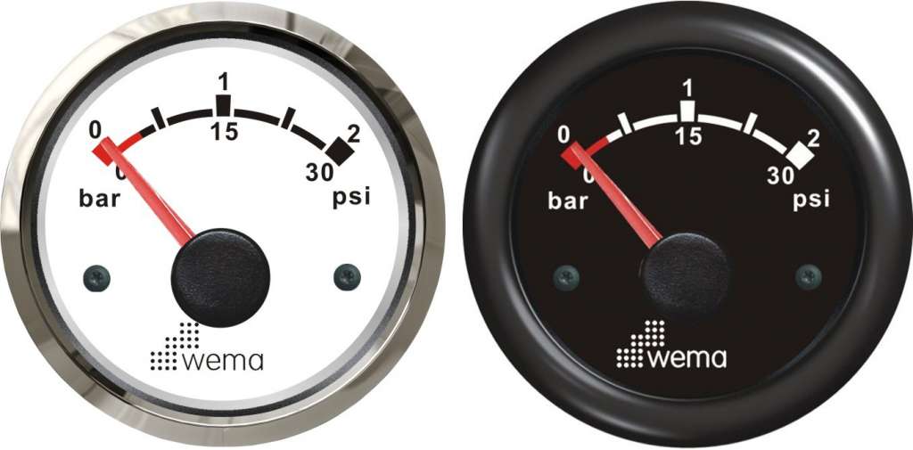 Turbotrykkmåler Wema 0-2 bar - Bilde 1