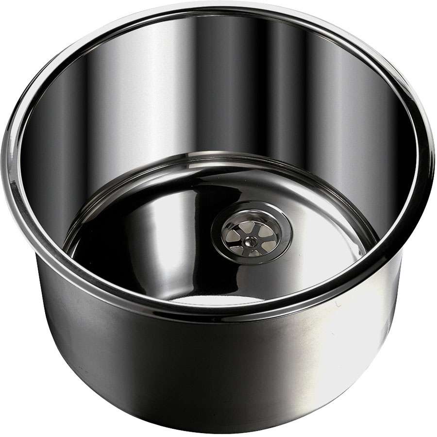 Stålvask rund - Bilde 1