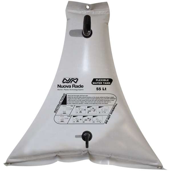 Fleksibel vanntank, trekantet