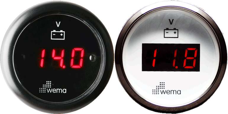 Wema Voltmeter Digital 8-24V - Bilde 1