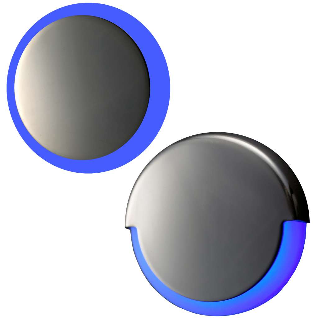 Kupèlys LED, rustfritt stål, IP 67 - Bilde 1