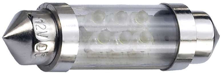 LED-pære, festoon Eco LED 12V - Bilde 1