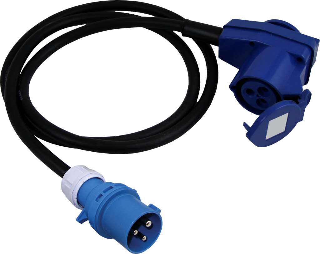 1852 Landstrømskabel CEE m/Schuko uttak - Bilde 1