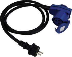 1852 Landstrømskabel Schuko til CEE m/Schuko uttak