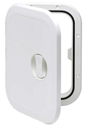 Luke med 180° åpning