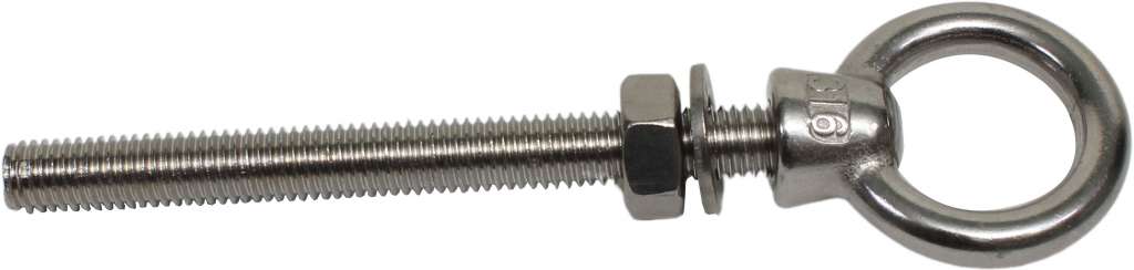 Øyebolt m/flens, rustfritt stål - Bilde 1