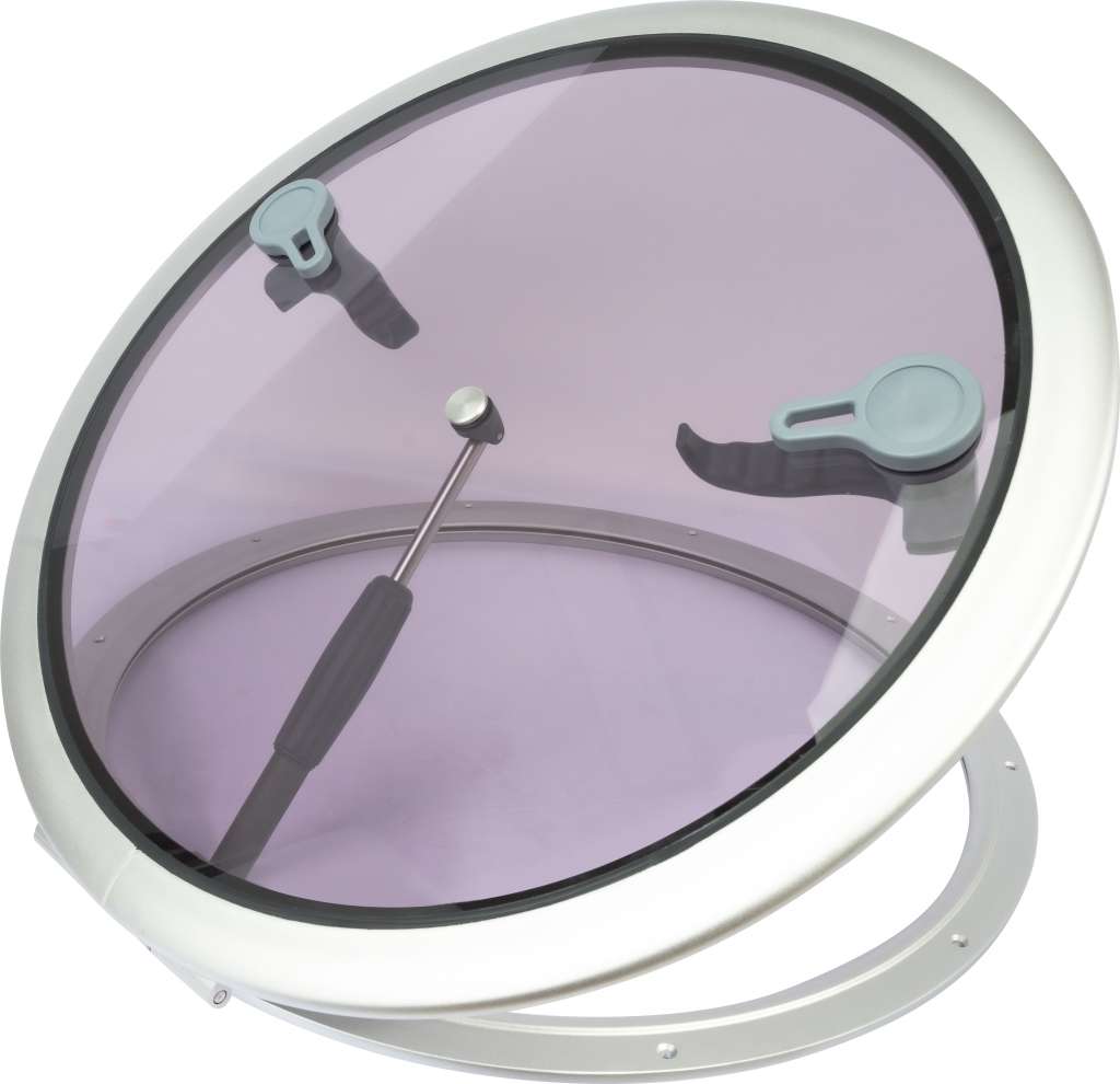 1852 Dekksluke i aluminium rund - Bilde 1