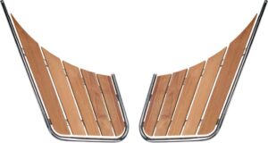 Badeplattform 316 L todelt