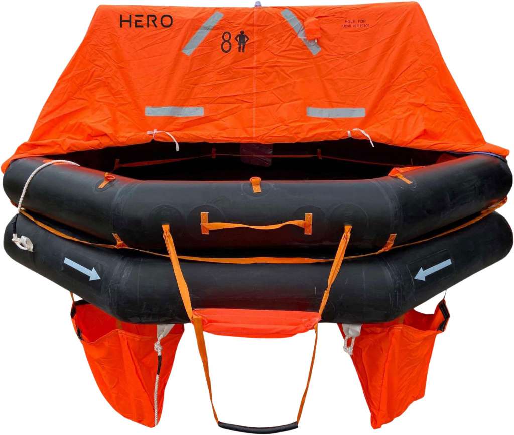 HERO SOLAS Redningsflåte A-Pack Flat/Rund - Bilde 1