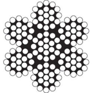 Wire, 7x19, spole, syrefast