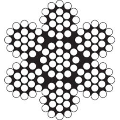 Wire, 7x19, spole, syrefast