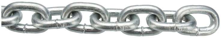 Kjetting, kortlenket, galvanisert - Bilde 1