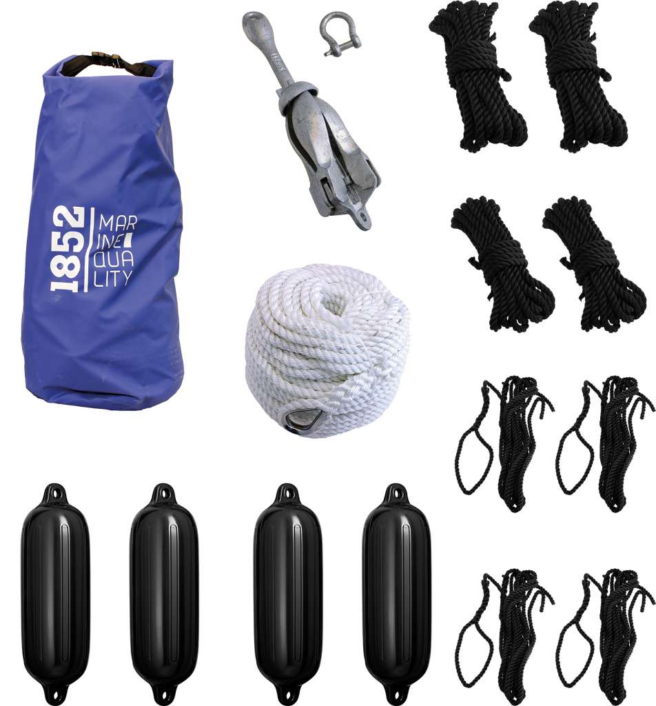 1852 Fortøyningspakke sort - Bilde 1