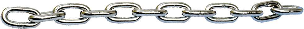 Kjetting, kortlenket, syrefast - Bilde 1