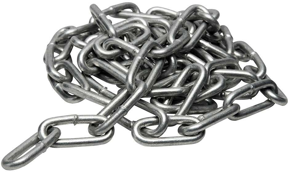Bryggekjetting langlenket galvanisert 150 m - Bilde 1