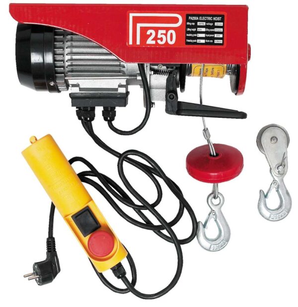 Vinsj 220V m/fjernkontroll