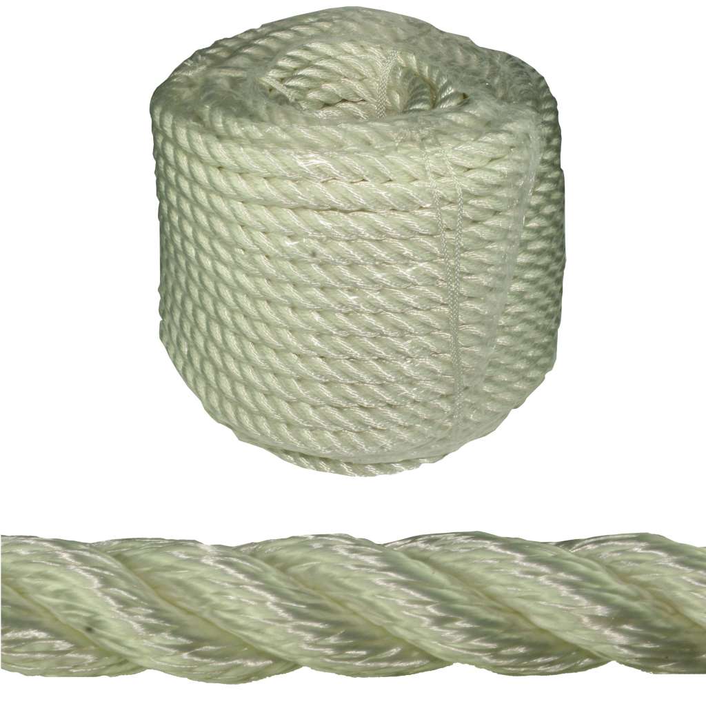 Robline 3-slått 3-slått ankerline m/nylonkause - Bilde 1