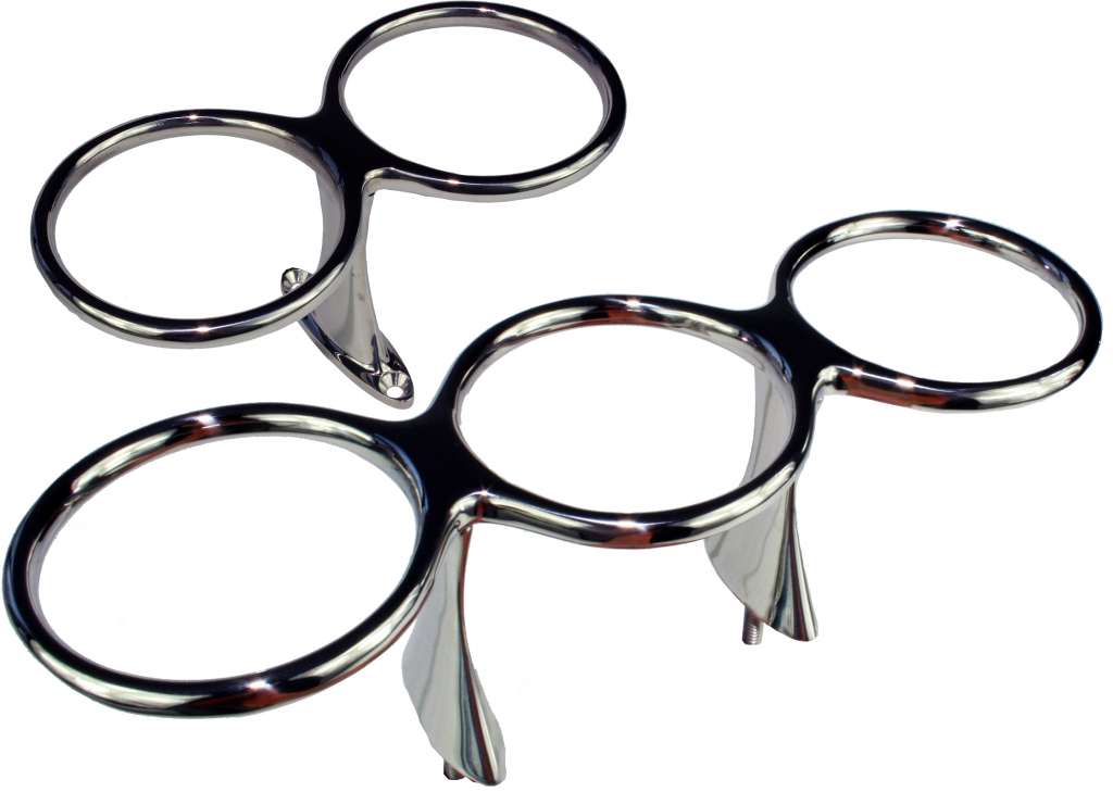 Glass/flaskeholder, toppmontert, syrefast - Bilde 1