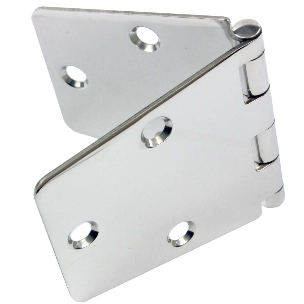 Hengsel syrefast polert 151 x 75 mm - Bilde 1