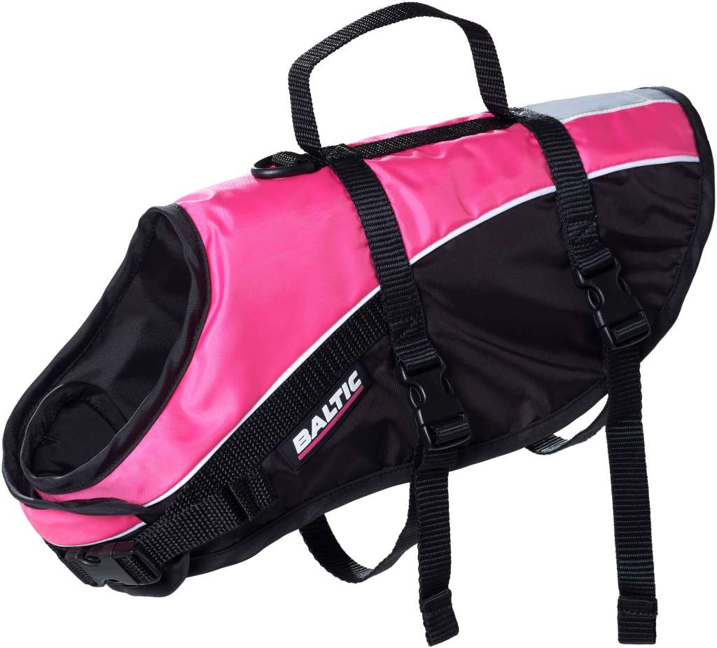 Baltic Mascot hundevest rosa/svart - Bilde 1