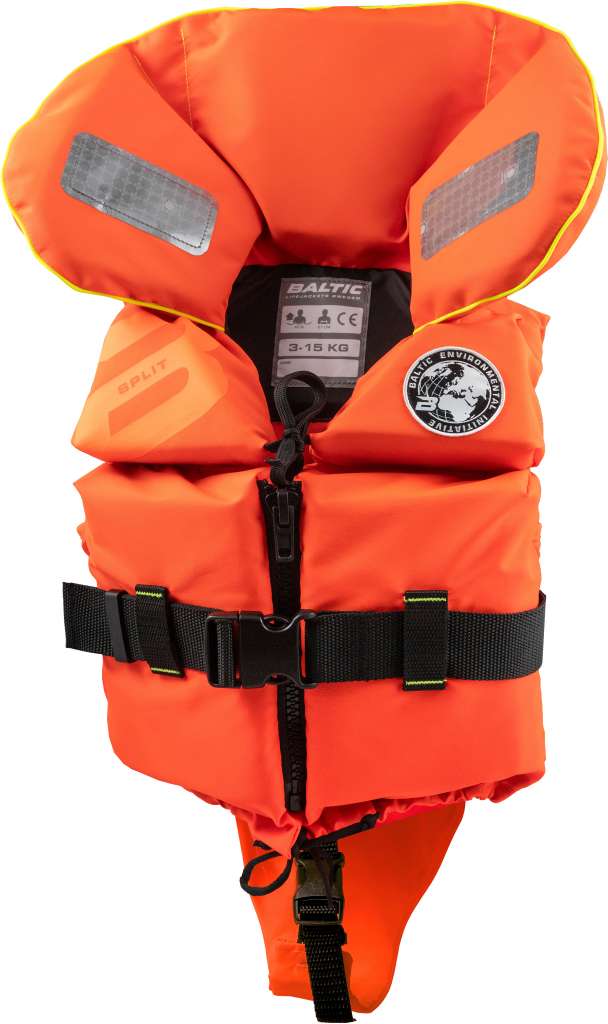 Baltic Split Front E.I. redningsvest baby/barn orange - Bilde 1