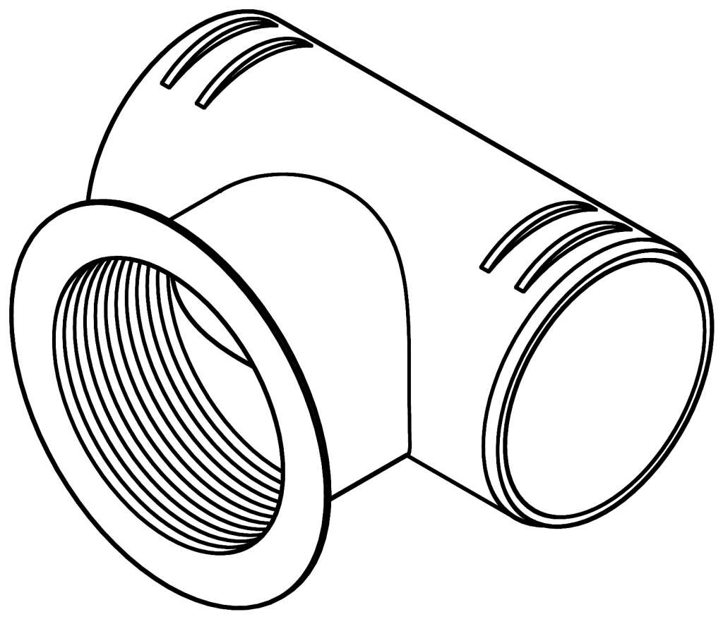 Webasto T-stykke med innv. gj. - Bilde 1