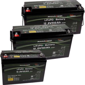 Mica Litiumbatterier med bluetooth og varme