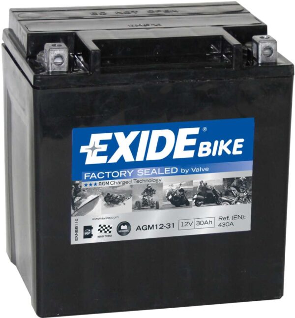 Exide Batteri vannscooter 12V 18-30 Ah