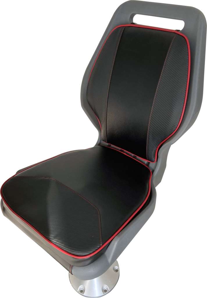 Båtstol SE46L rotasjonsstøpt grå ABS plast - Bilde 1