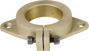 Klemme for akselrør