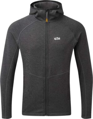 Gill Dart Hoodie fleecejakke herre grå
