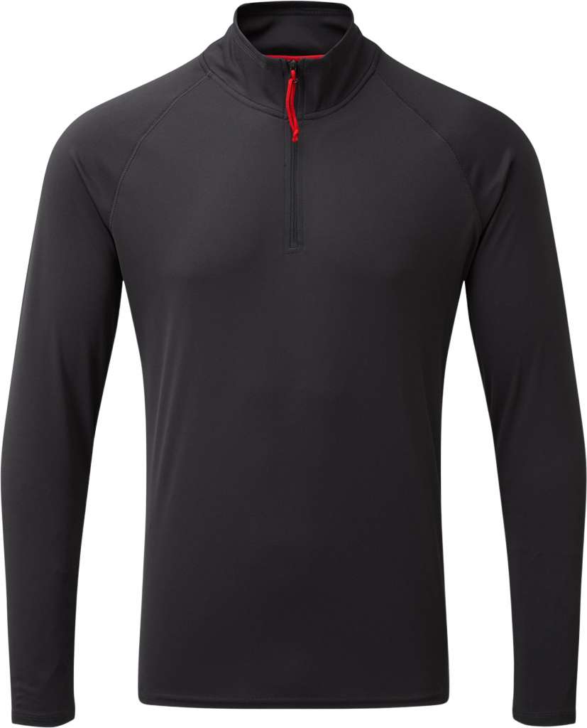 Gill UV Tec LS Zip trøye herre charcoal - Bilde 1