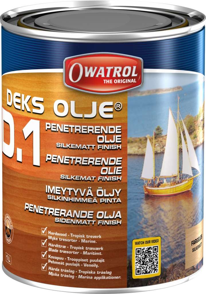 Owatrol Deks Olje D1 matt - Bilde 1